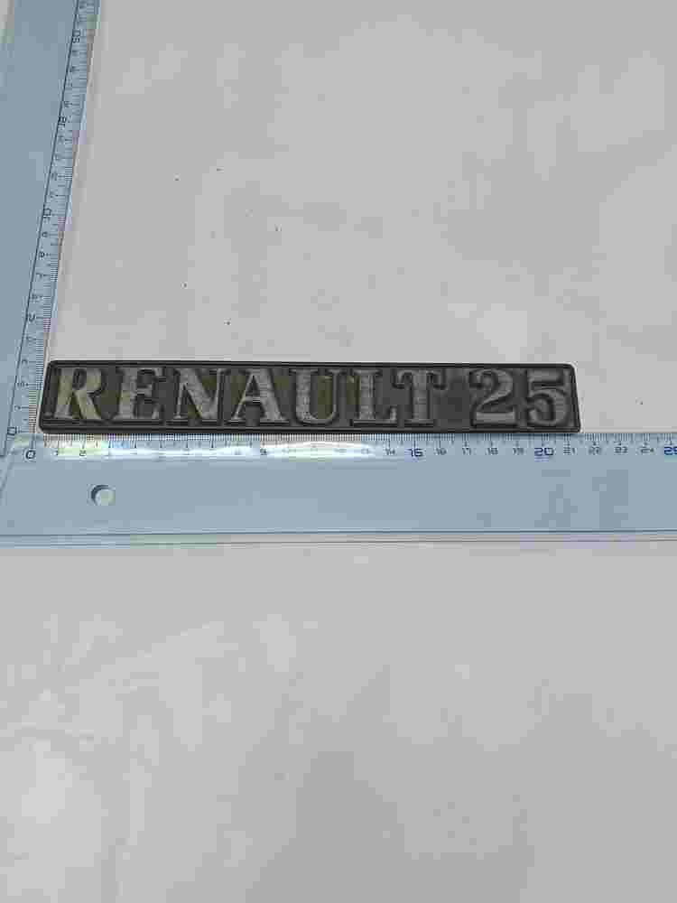 Emblem  Renault 25 21.5cm. 7700754657 77 00 754 657 7700 754 657
