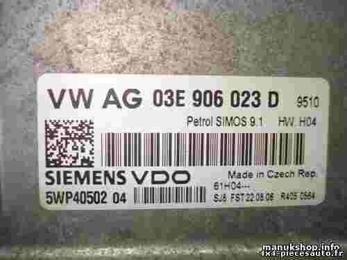 Motorsteuergerät Skoda Fabia Seat Ibiza 1.2 03E906023D SIEMENS VDO 5WP4050204