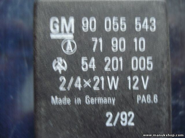 Relais OPEL ASTRA 90055543 54201005 GM90055543