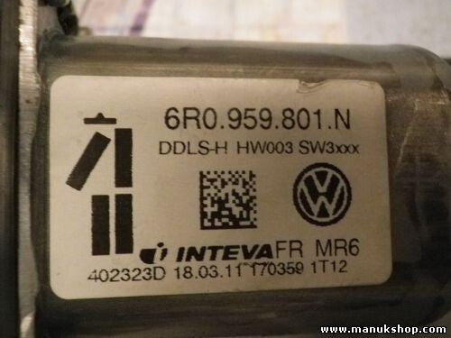 Fensterheber motor vorne links Volkswagen Polo 6R0959801N 6R0.959.801.N DDLS-H