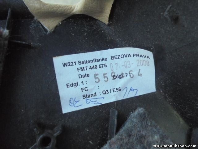 Armlehne Mercedes-Benz W221 Q3/E56 FMT440575 FMT 440 575