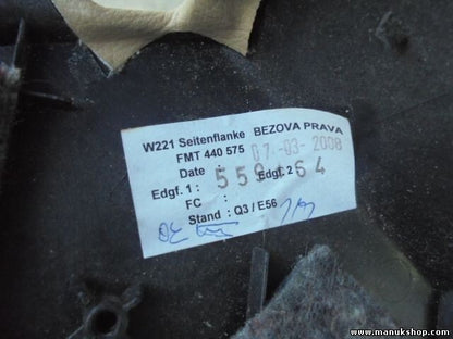 Armlehne Mercedes-Benz W221 Q3/E56 FMT440575 FMT 440 575