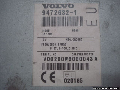 Navegador Modulo Volvo S60 S80 V70 XC70 XC90 9472632-1 14996 FREQUENCY