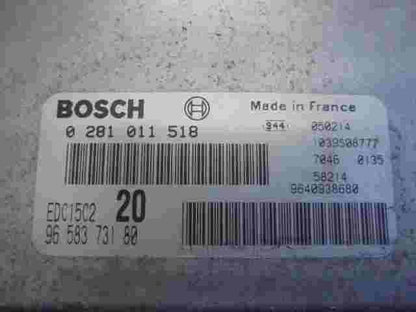 Motorsteuergerät Citroen Picasso 9658373180 9640938680 EDC15C220 0281011518