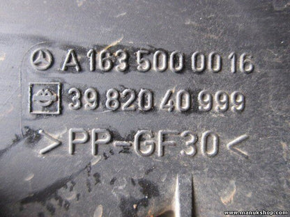 Luftfilterkasten Mercedes M-Klasse W163 ML270 A1635000016 3982040999 PP-GF30