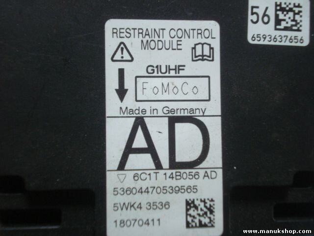 Airbagsensor Airbagsteuergerät Ford Transit 2006–2009 6C1T14B056AD 5WK43536
