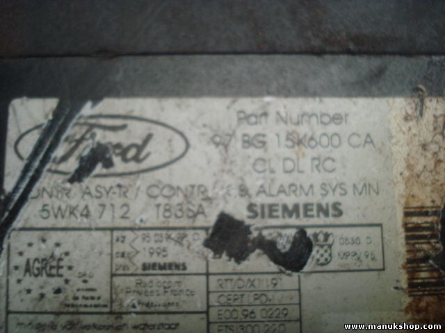 Komfortsteuergerät KSG Ford 97 BG 15K600 CA 97BG15K600CA