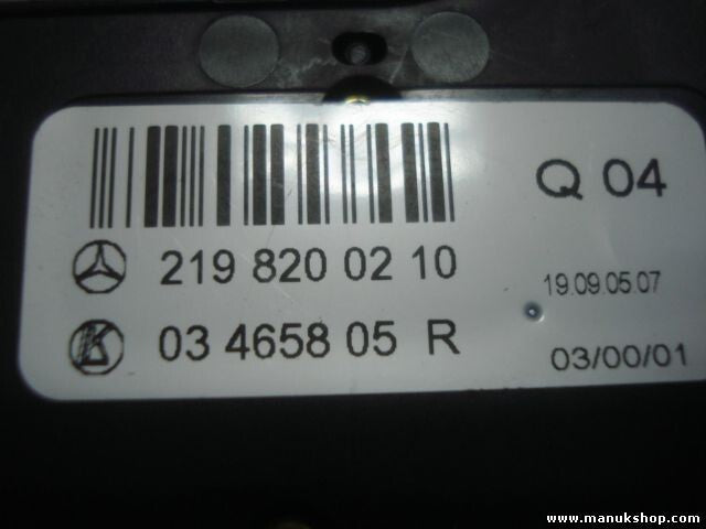 Sitzverstellung Mercedes W219 CLS (Q04) 2198200210 219 820 02 10 LK 03465805R