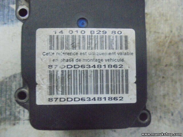 ABS Steuergerät Expert Citroen Dispatch Scudo Mk2 1.6HDI 1401082980 0265800427