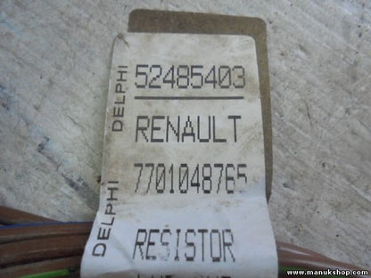 Widerstand Heizung kabel Renault Kangoo 770104 5395 B