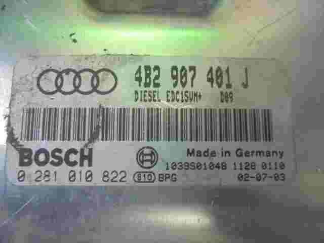 Motorsteuergerät Audi A6 2.5 4B2907401J Diesel EDC15VM D09 1039S01048 0281010822