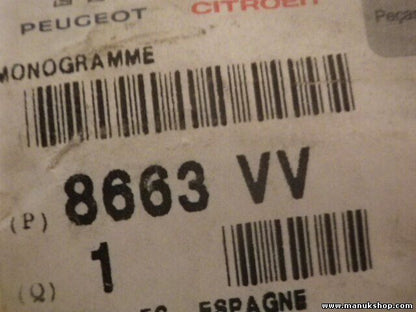 Emblem Peugeot 107 Style 8663VV 8663 VV