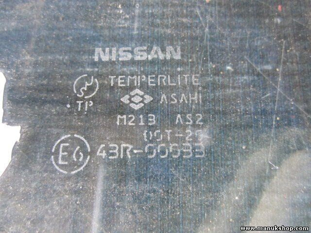 Türscheibe Seitenscheibe vorne rechts Nissan Pick-Up 43R00033 M213AS2DOT20