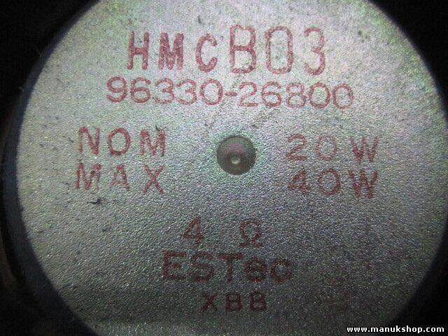 Lautsprecher Hyundai Santa Fé I SM 2.0 2001/08-2006/03 9633026800 HMCB03