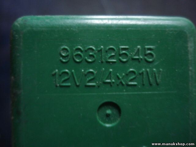 Relais Daewoo Matiz, Chevrolet Kalos 96312545