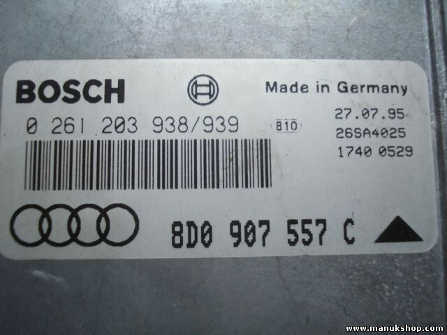 Motorsteuergerät Audi A4 1.8 1996 8D0907557C 8D0 907 557 C 8DO907557C 0261203938