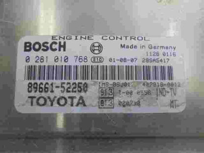 Motorsteuergerät Toyota Yaris Verso P2 8966152250 BOSCH 0281010768 4079180012