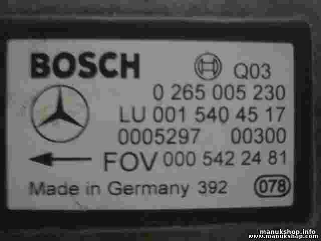 Drehratensensor ESP Mercedes W210 W220 0005422481 Q03 LU0015404517 0265005230