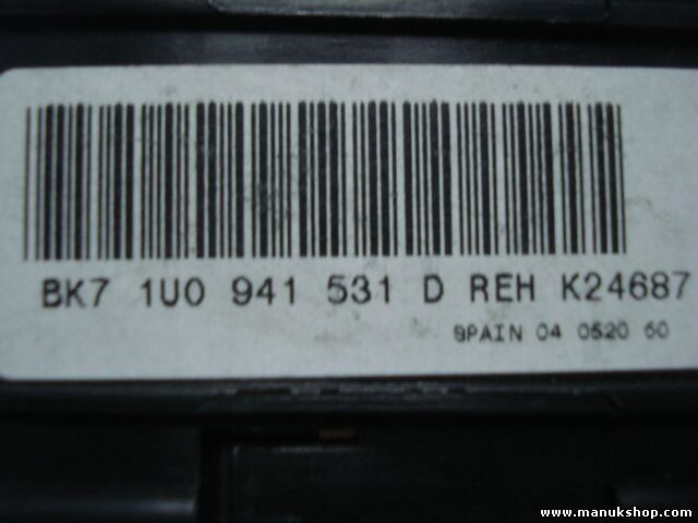 Lichtschalter Skoda Octavia 1U0 941 531 D 1U0941531D /1UO941531D