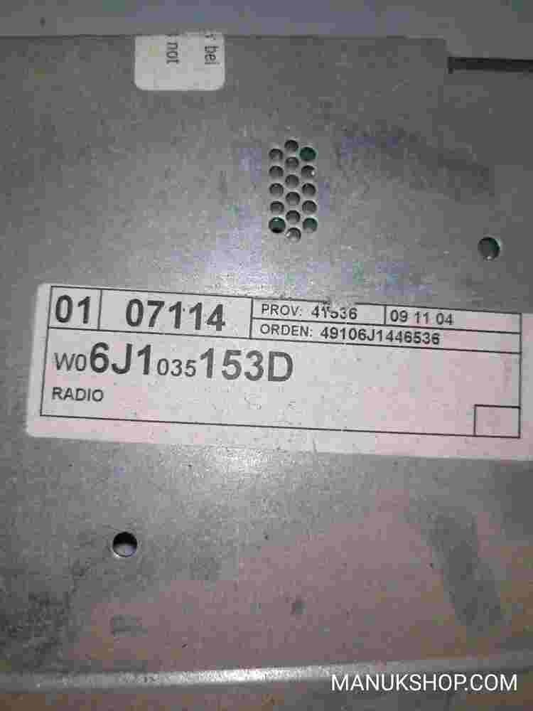 Multi-Info-Display Radio Seat Ibiza IV 6J W06J1035153D 6J1035153D 49106J1446536