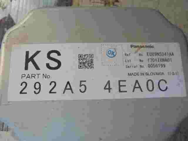 Spannungsregler Nissan Sentra Pulsar Qashqai 292A54EA0C Panasonic EUV9NS041AA