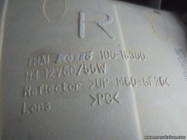 Scheinwerfer rechts Ford Ranger Mazda BT-50 KOITO 10016300 100-16300 100 16300