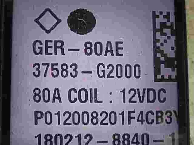 Leistungsrelais Kia Niro Hyundai Ioniq 37583G2000 37583-G2000 GER80AE GER-80AE