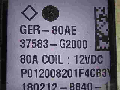 Leistungsrelais Kia Niro Hyundai Ioniq 37583G2000 37583-G2000 GER80AE GER-80AE