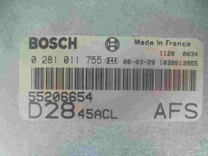 Motorsteuergerät Fiat Ducato 2.8 Boxer 55206654 D2845ACL 1039S13955 0281011755