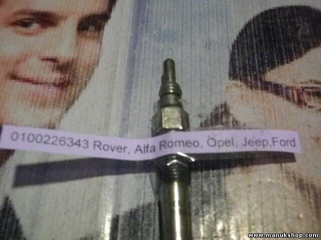 Glühkerze Alfa Romeo Rover Opel Jeep Ford 0100226343 0 100 226 343