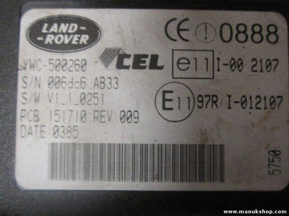 Steuergerät Wegfahrsperre Alarmmodul Land Rover Freelander YWC500260 151710REV