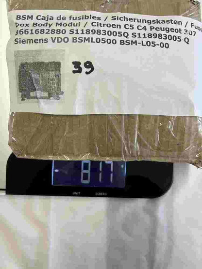 Sicherungskasten Citroen C5 C4 Peugeot 307 9661682880  S118983005Q S118983005 Q