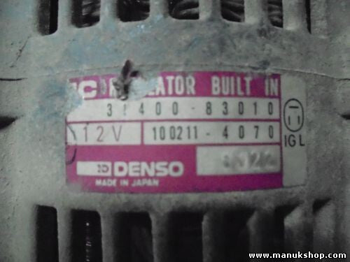 Lichtmaschine Suzuki Samurai 1300 DENSO 3140083010 1002114070 3140082110