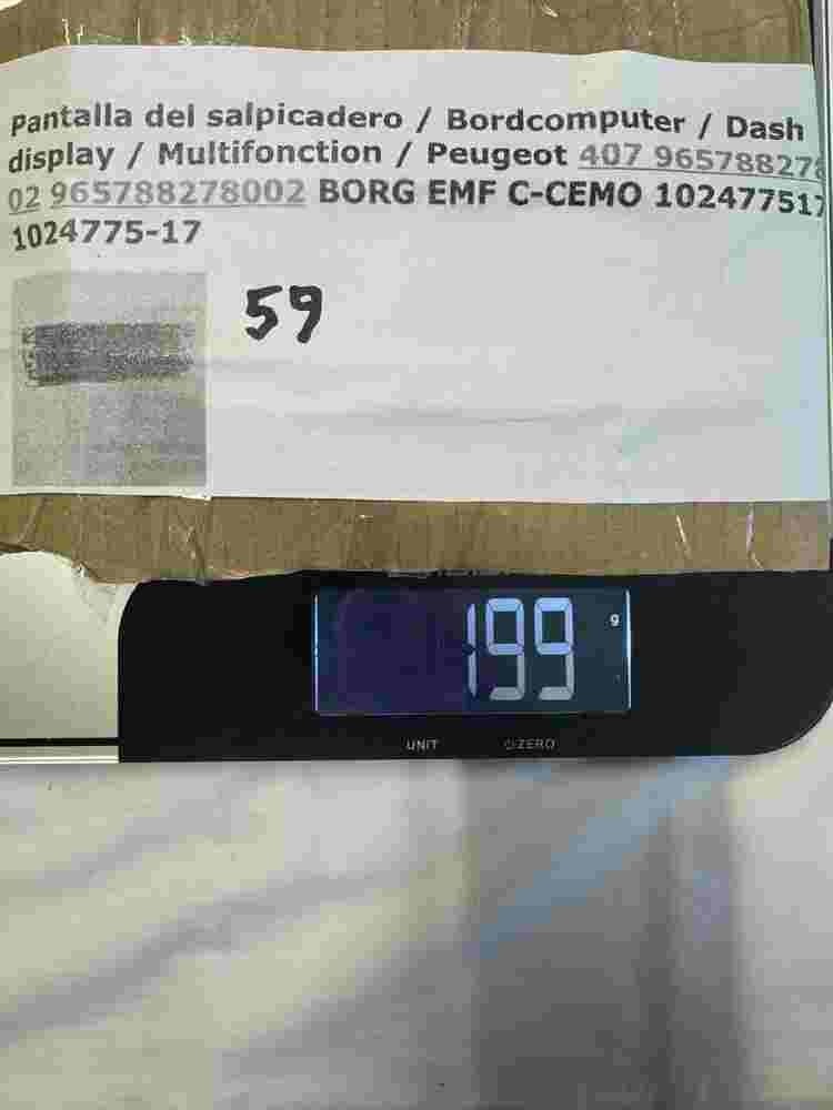 Bordcomputer Peugeot 407 9657882780-02 965788278002 BORG EMF C-CEMO 102477517