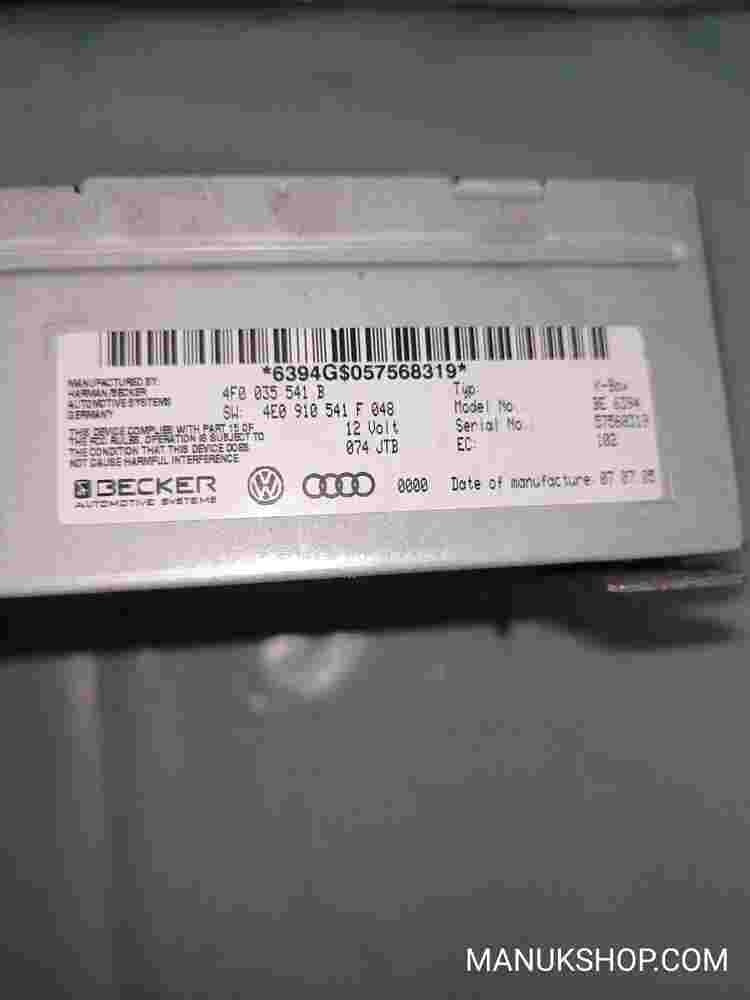 Antennenverstärker Audi A6 A8 Q7 4F0035541B 4F0 035 541 B 4E0910541F BE 6394