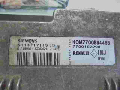 Motorsteuergerät Renault Laguna I HOM7700864458 HOM 7700864458 S113717115D