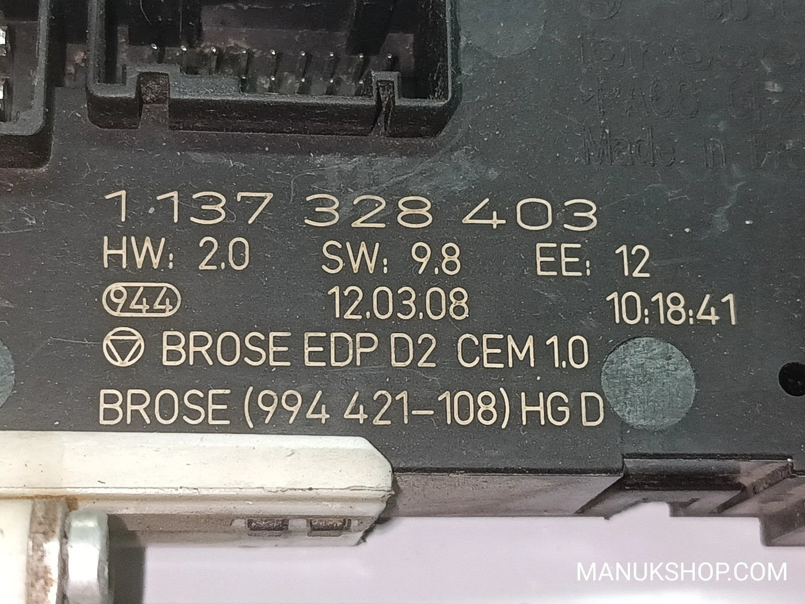 Fensterheber motor vorne recht Peugeot 407  9663036580 0130822201 1137328403