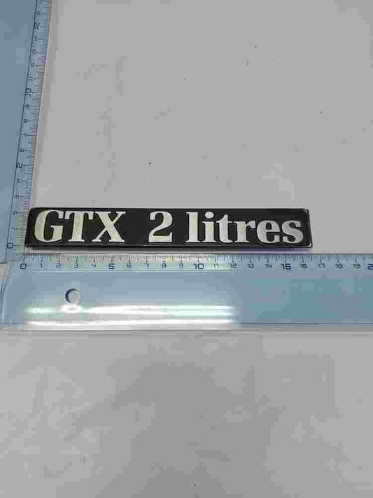 Emblem  Renault Fuego GTX 2 Litres 2.0 16.5cm.