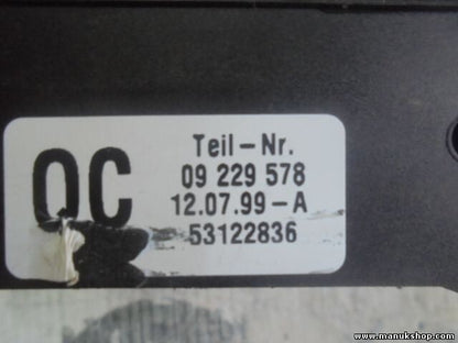 Lichtschalter Opel Omega B 09229578 53122836
