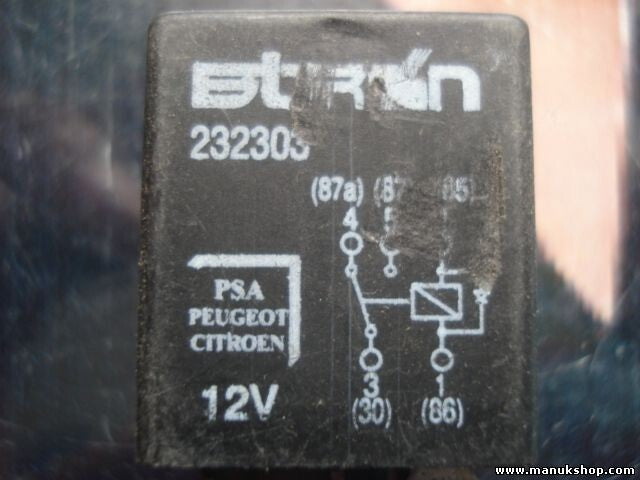 Relais Bitron Peugeot 206 Citroen PSA 12V 232303