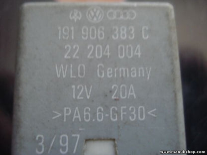 Kraftstoffpumpe relais VW Golf 3 III Passat Polo Audi 191906383C 22204004