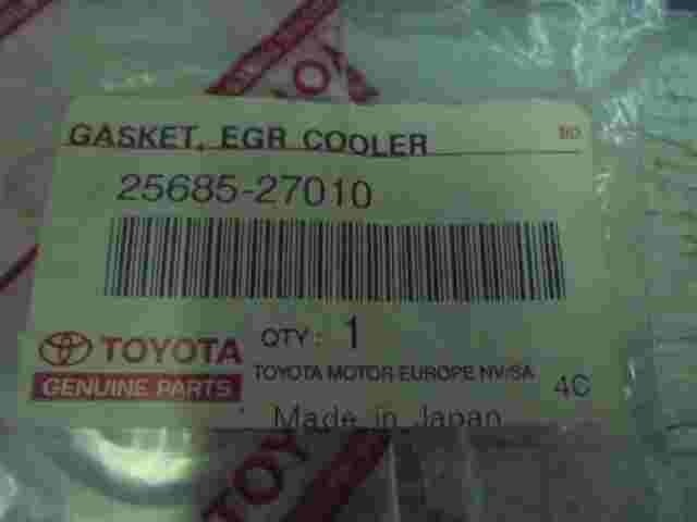 Gasket Egr Cooler  Toyota Avensis Corolla 2568527010 25685-27010
