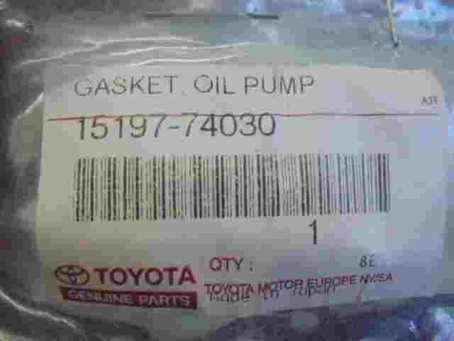Gasket Oil Pump Toyota Lexus 1519774030 15197-74030