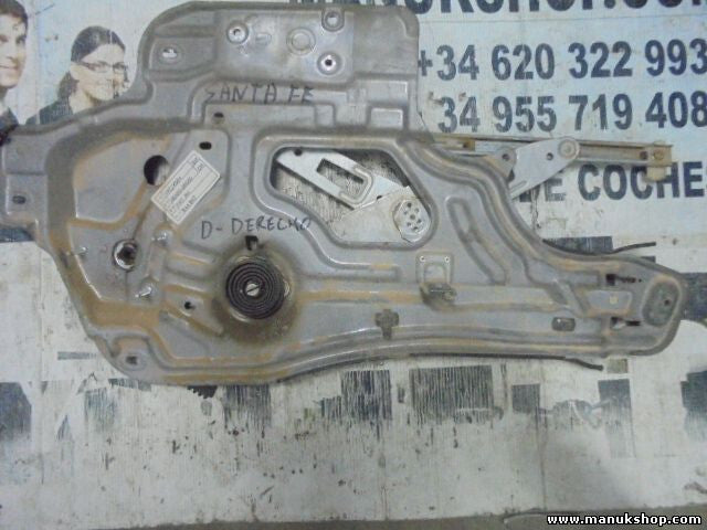 Fensterheber elektrisch Vorne rechts Hyundai Santa Fe SM 2001 037153010