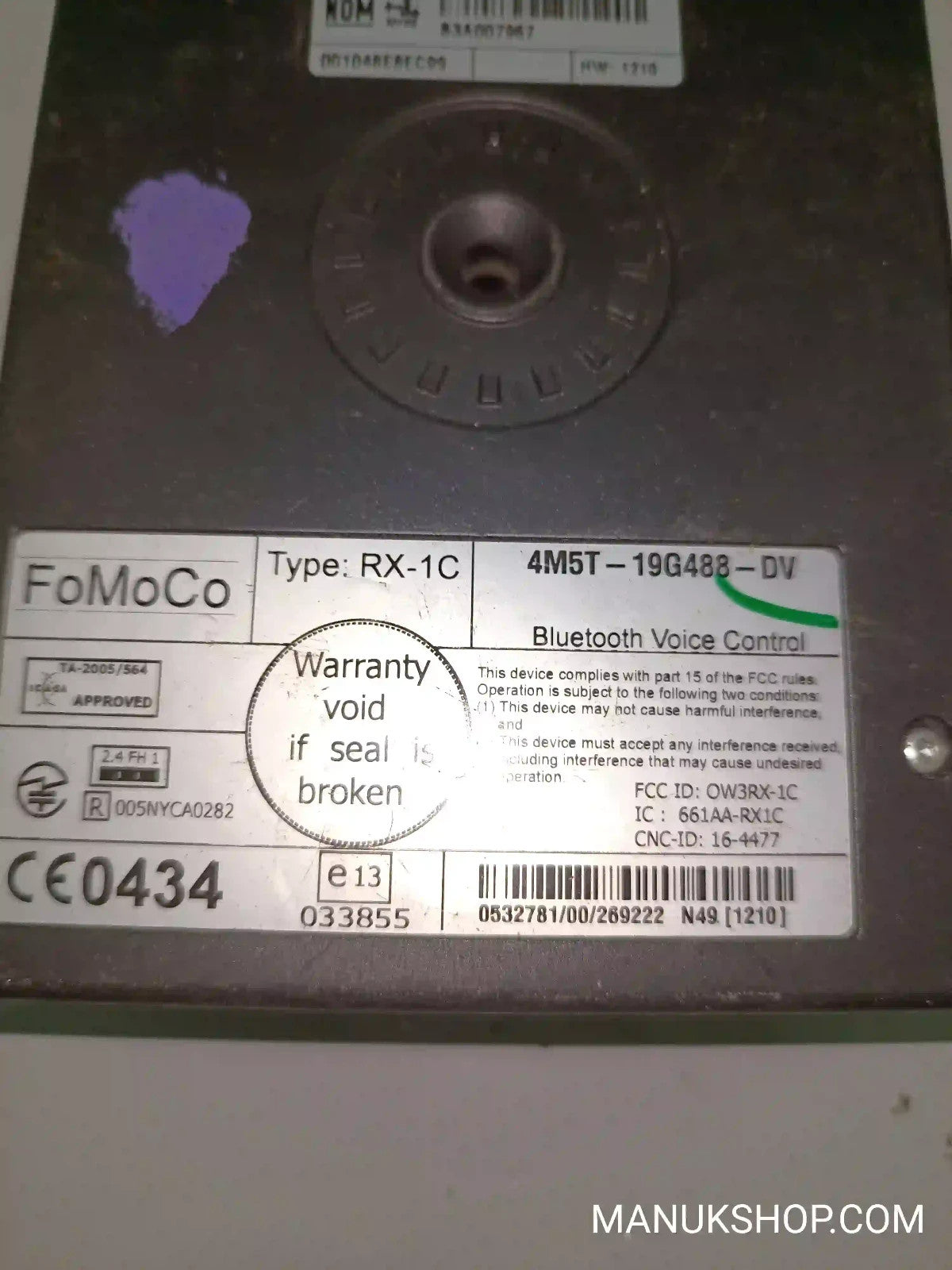 Bluetooth Teléfono Ford Mondeo Focus 4M5T19G488DV 4M5T-19G488-DV Bluetooth