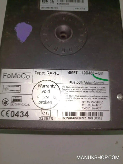 Bluetooth Teléfono Ford Mondeo Focus 4M5T19G488DV 4M5T-19G488-DV Bluetooth