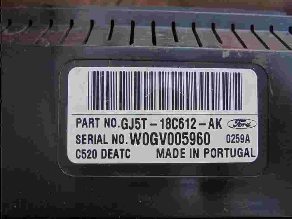 Klimabedienteil Ford Kuga II GJ5T18C612AK GJ5T-18C612-AK