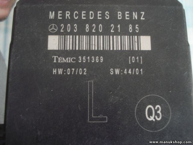 Fensterheber steuergerät Mercedes W203 203 820 21 85 2038202185 TEMIC 351389