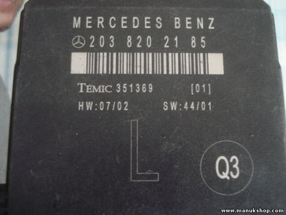 Fensterheber steuergerät Mercedes W203 203 820 21 85 2038202185 TEMIC 351389