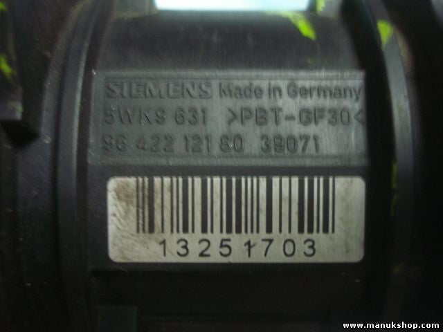 Luftmengenmesse Peugeot 9642212180 SIEMENS 5WK9631 5WK9 631